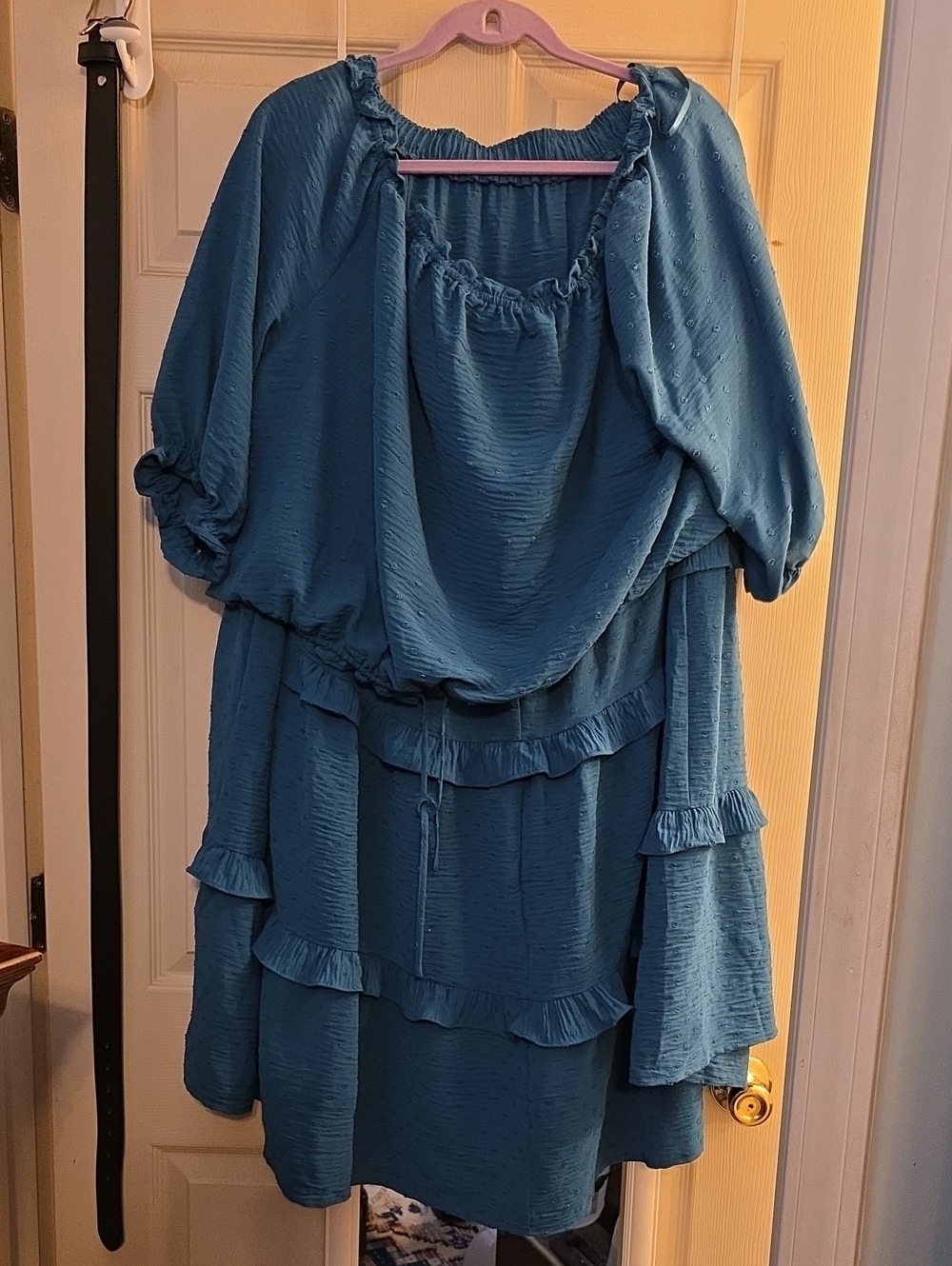 Lane Bryant Teal Tiered Ruffle Maxi Skirt With Matching Top